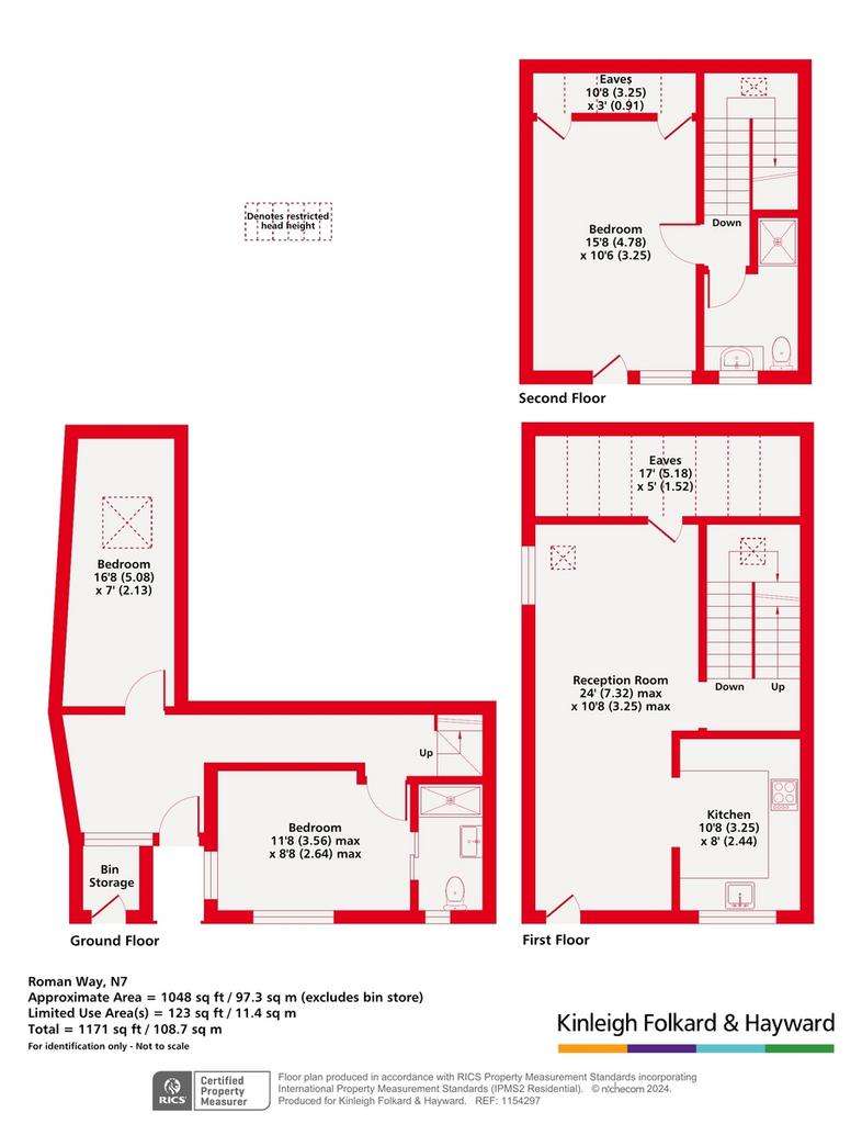 3 bedroom flat for sale - floorplan