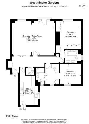 2 bedroom flat to rent - floorplan