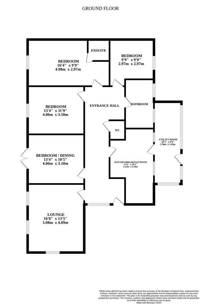 3 bedroom detached house for sale - floorplan