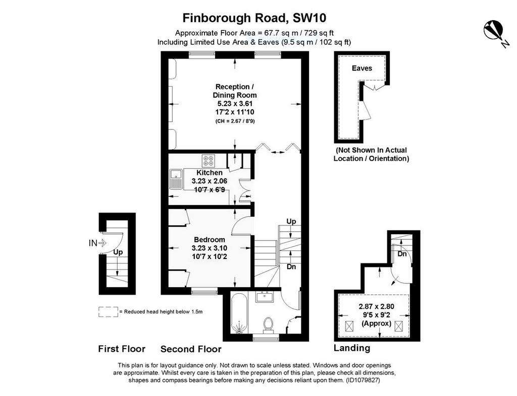 1 bedroom flat for sale - floorplan