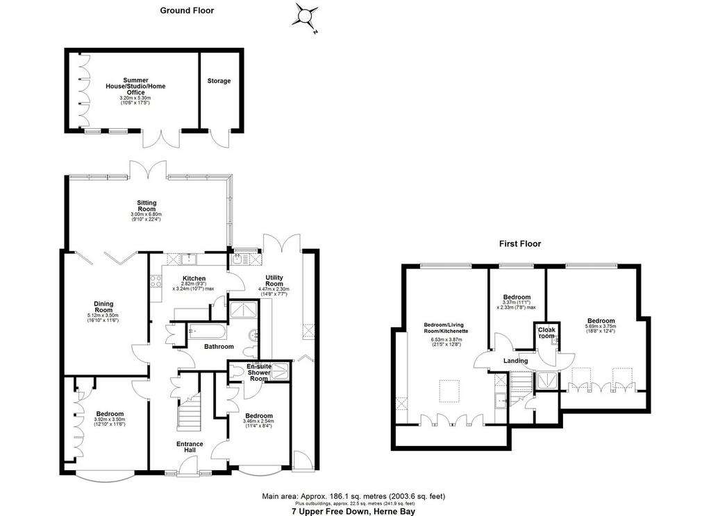 5 bedroom semi-detached bungalow for sale - floorplan