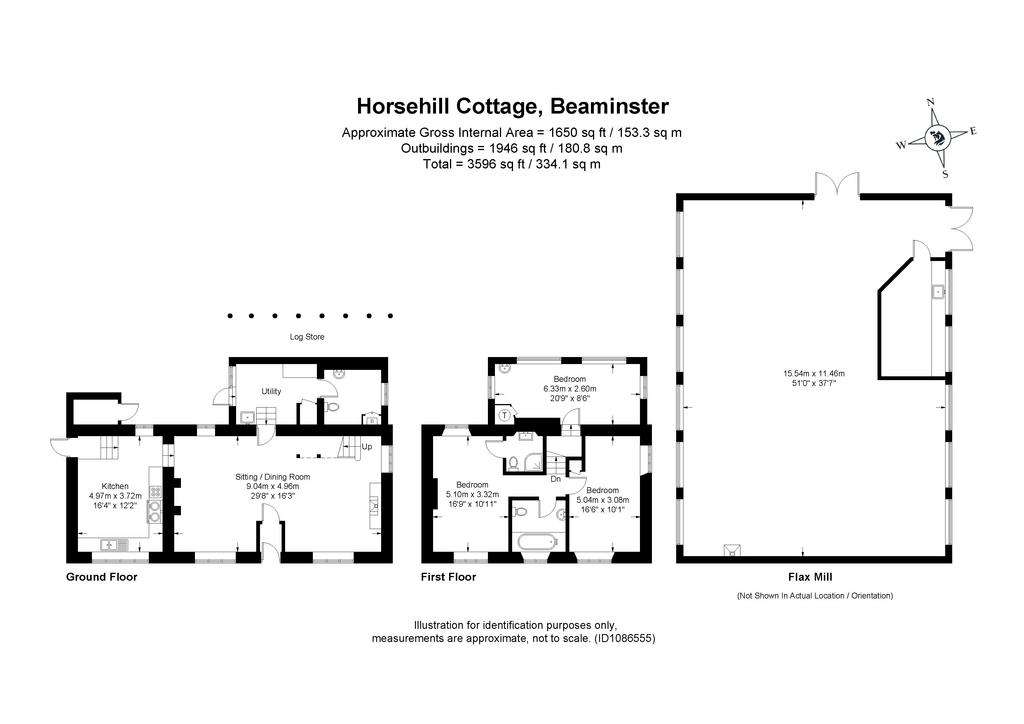 3 bedroom detached house for sale - floorplan