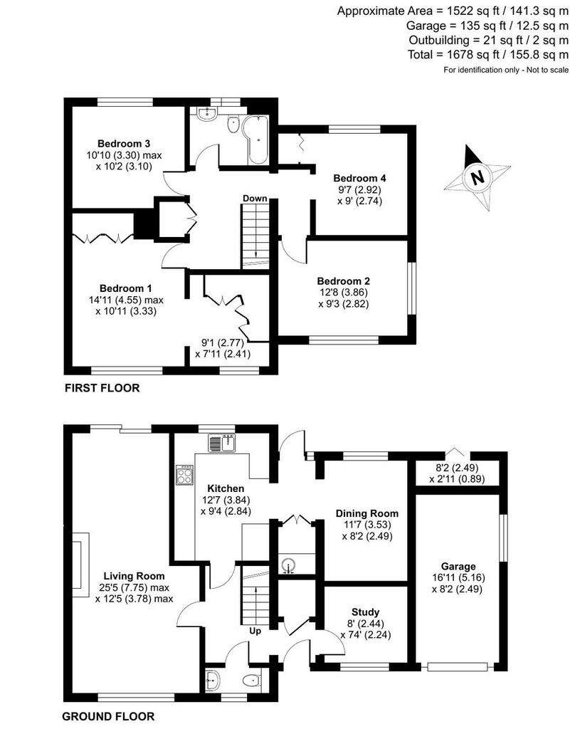 4 bedroom detached house for sale - floorplan