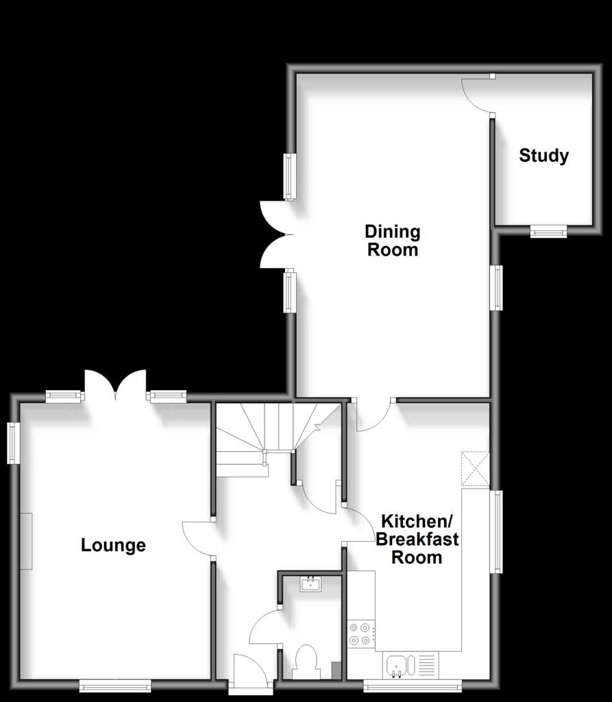 3 bedroom detached house for sale - floorplan