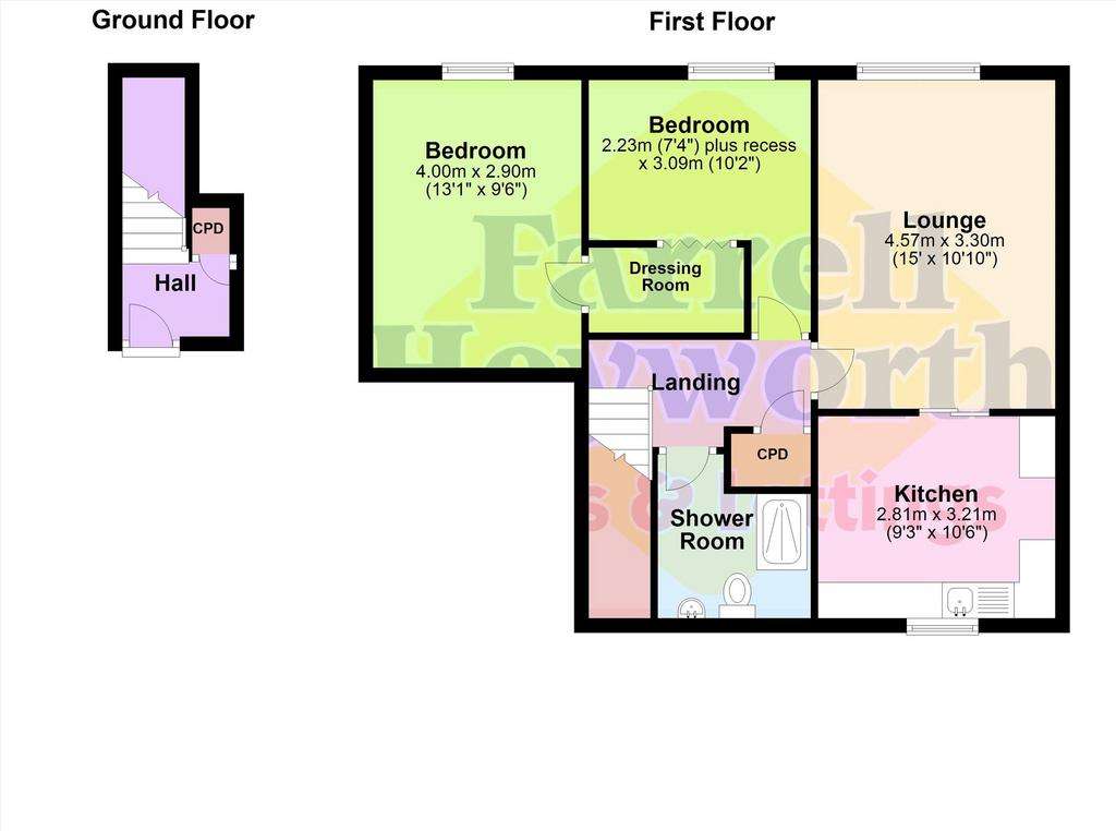 2 bedroom flat for sale - floorplan