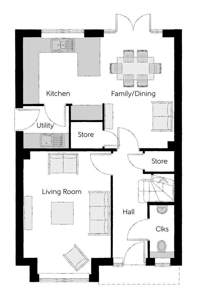 4 bedroom detached house for sale - floorplan