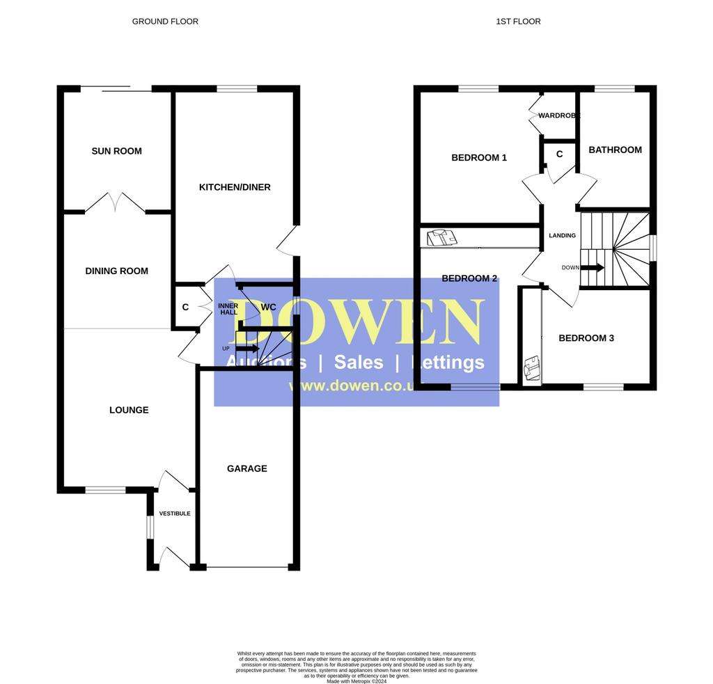 3 bedroom detached house for sale - floorplan