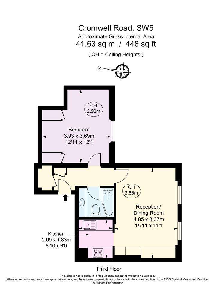 1 bedroom flat for sale - floorplan