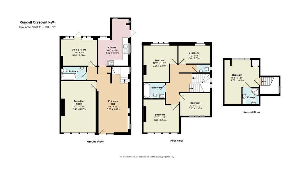 5 bedroom detached house for sale - floorplan