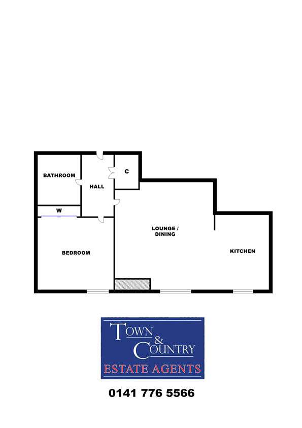 1 bedroom flat for sale - floorplan