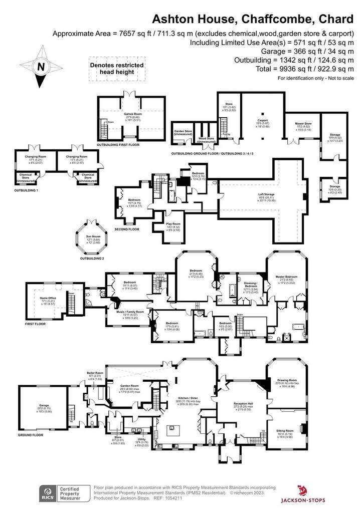 7 bedroom detached house for sale - floorplan