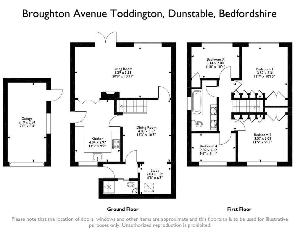 4 bedroom detached house for sale - floorplan