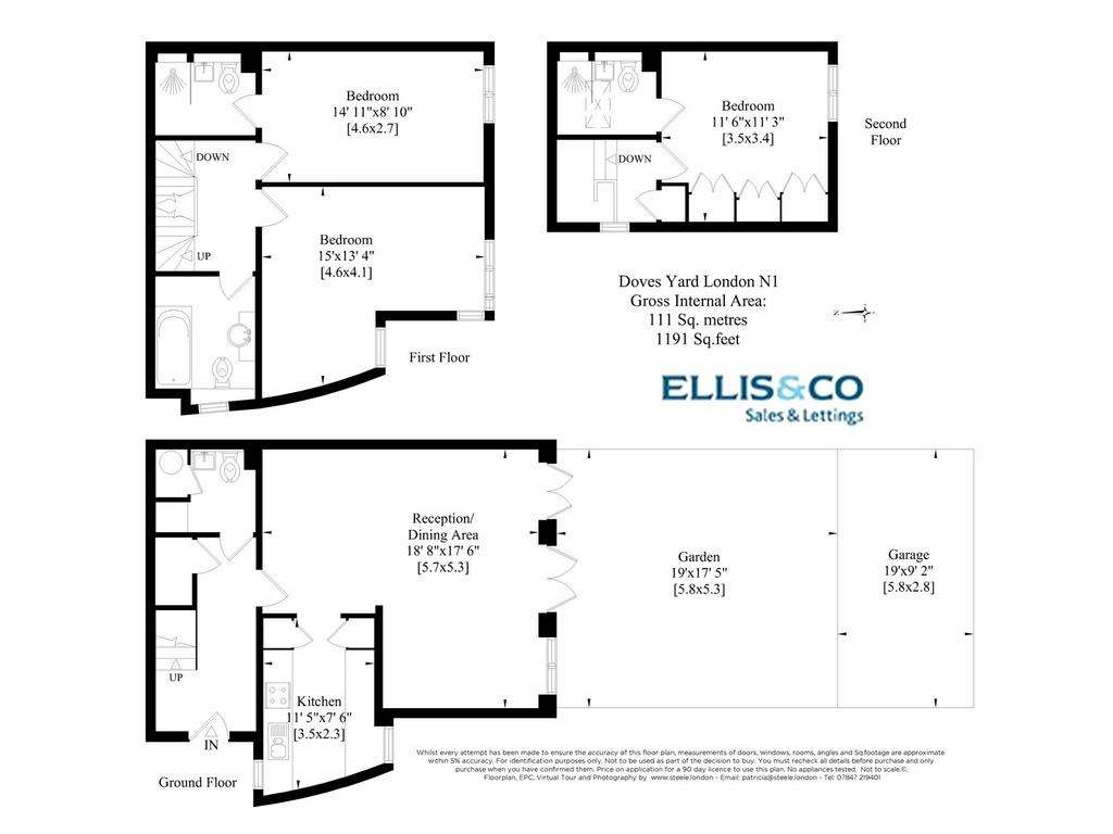 3 bedroom semi-detached house to rent - floorplan