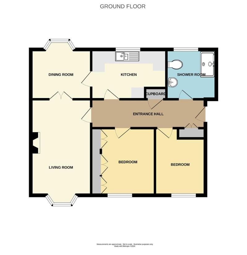 2 bedroom flat for sale - floorplan