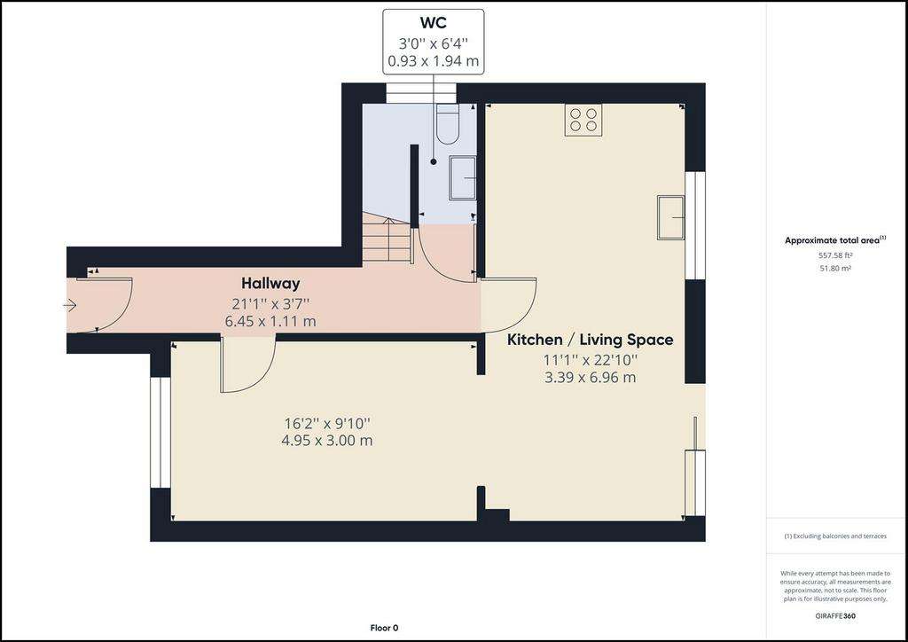 4 bedroom semi-detached house to rent - floorplan