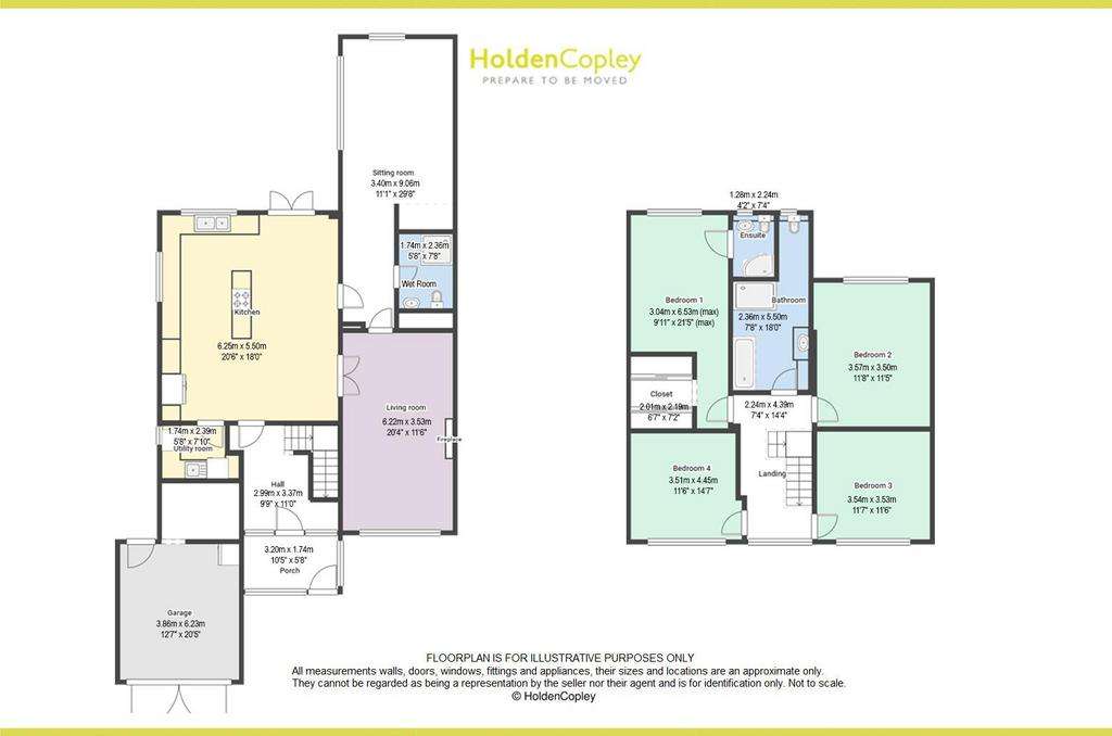 4 bedroom detached house for sale - floorplan