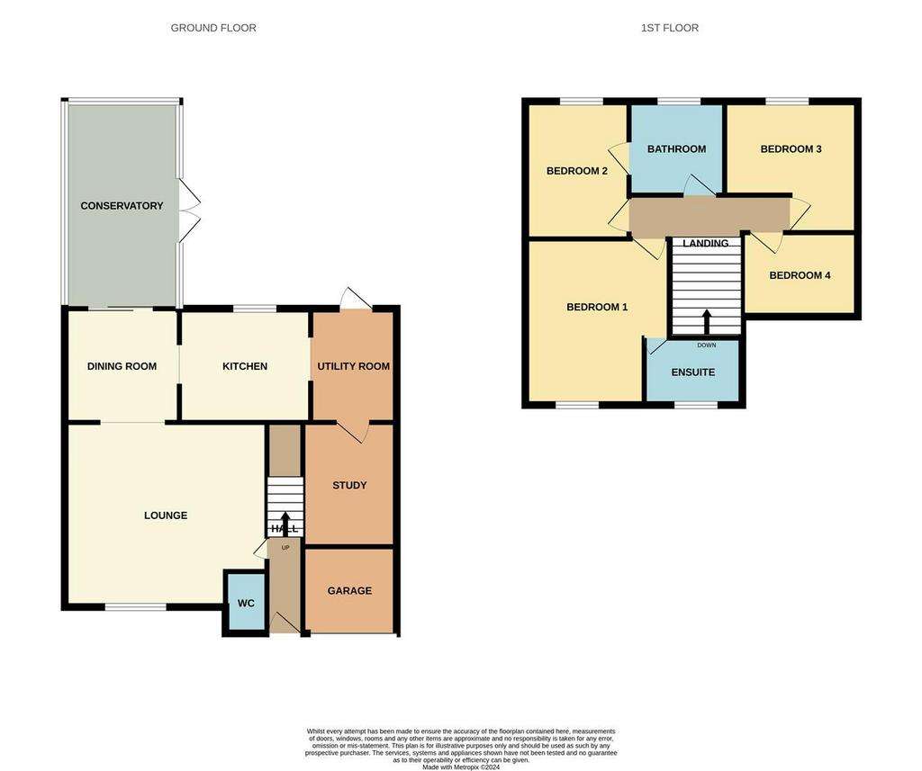 4 bedroom detached house for sale - floorplan