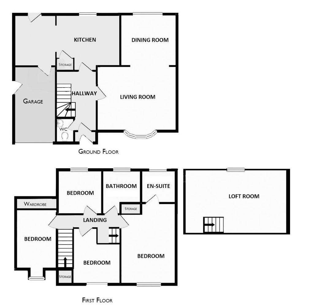 4 bedroom detached house for sale - floorplan