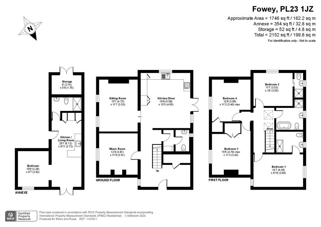 4 bedroom detached house for sale - floorplan