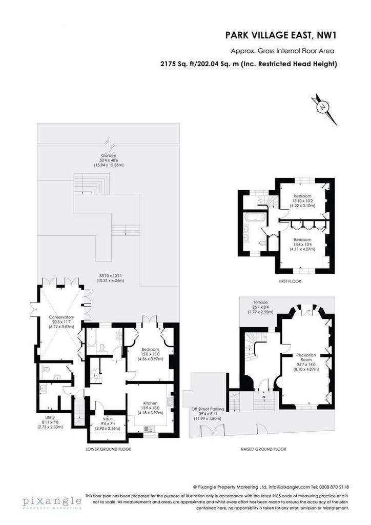 3 bedroom semi-detached house to rent - floorplan