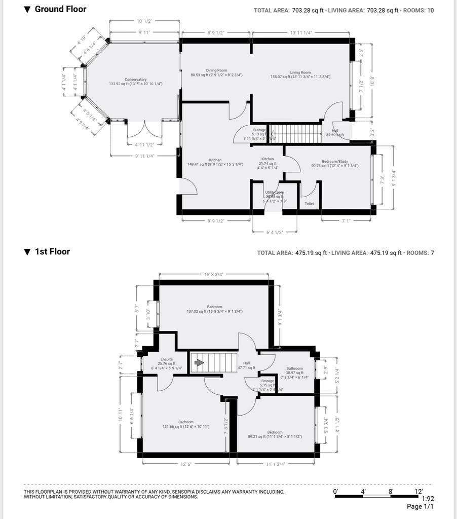 4 bedroom detached house for sale - floorplan