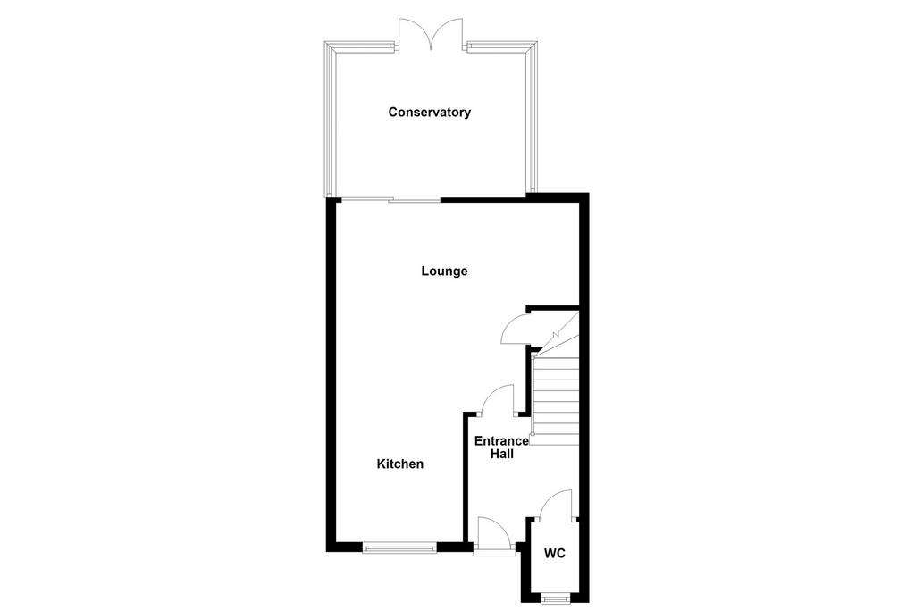 3 bedroom semi-detached house for sale - floorplan