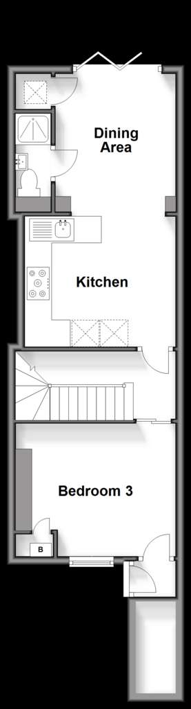 4 bedroom town house for sale - floorplan