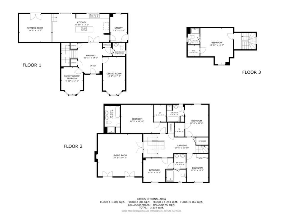 6 bedroom detached house for sale - floorplan