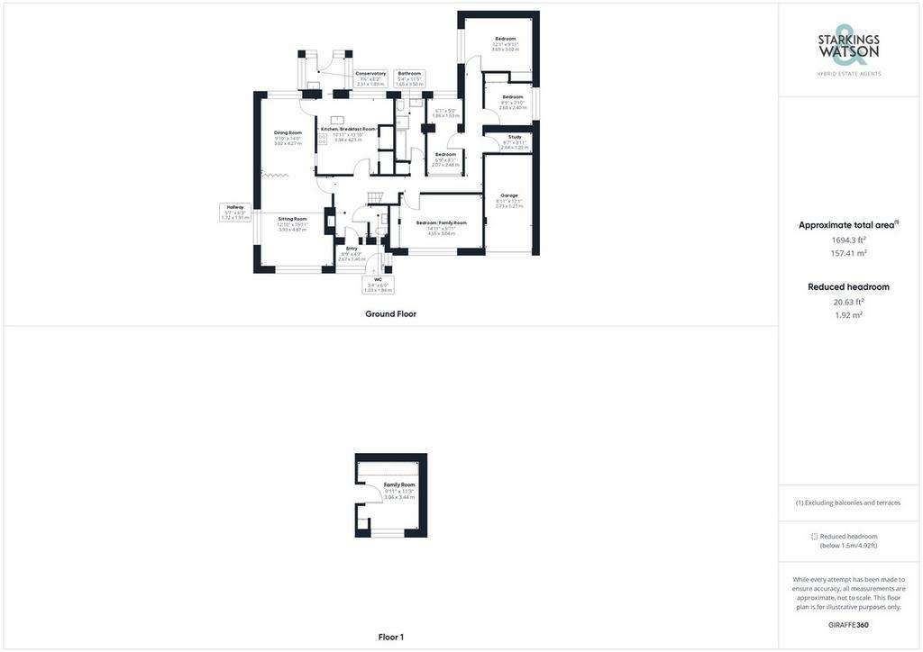 5 bedroom detached bungalow for sale - floorplan