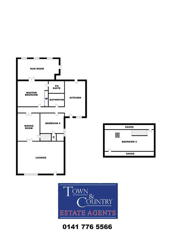 3 bedroom semi-detached house for sale - floorplan