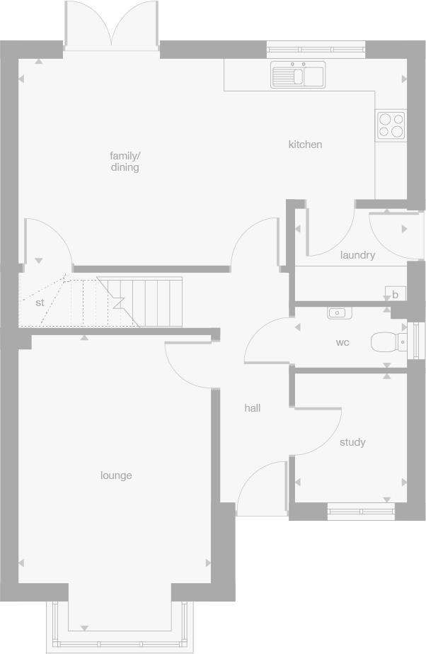 4 bedroom detached house for sale - floorplan