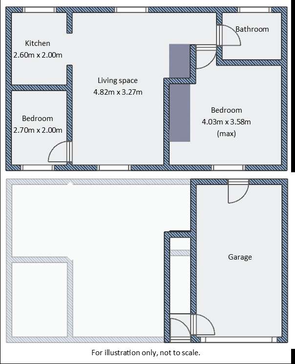 2 bedroom Property for sale - floorplan