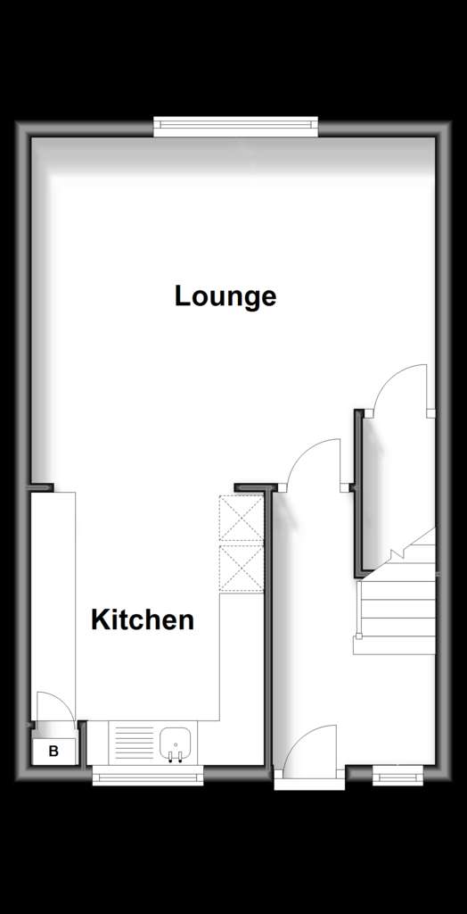 2 bedroom ground floor maisonette for sale - floorplan