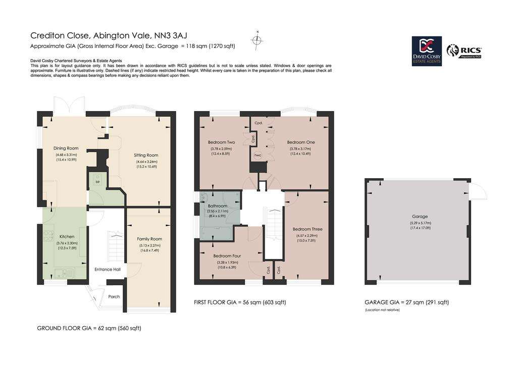 4 bedroom detached house for sale - floorplan