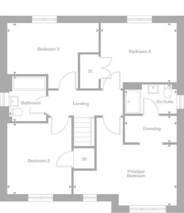 4 bedroom detached house for sale - floorplan