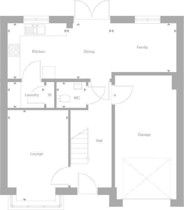 4 bedroom detached house for sale - floorplan