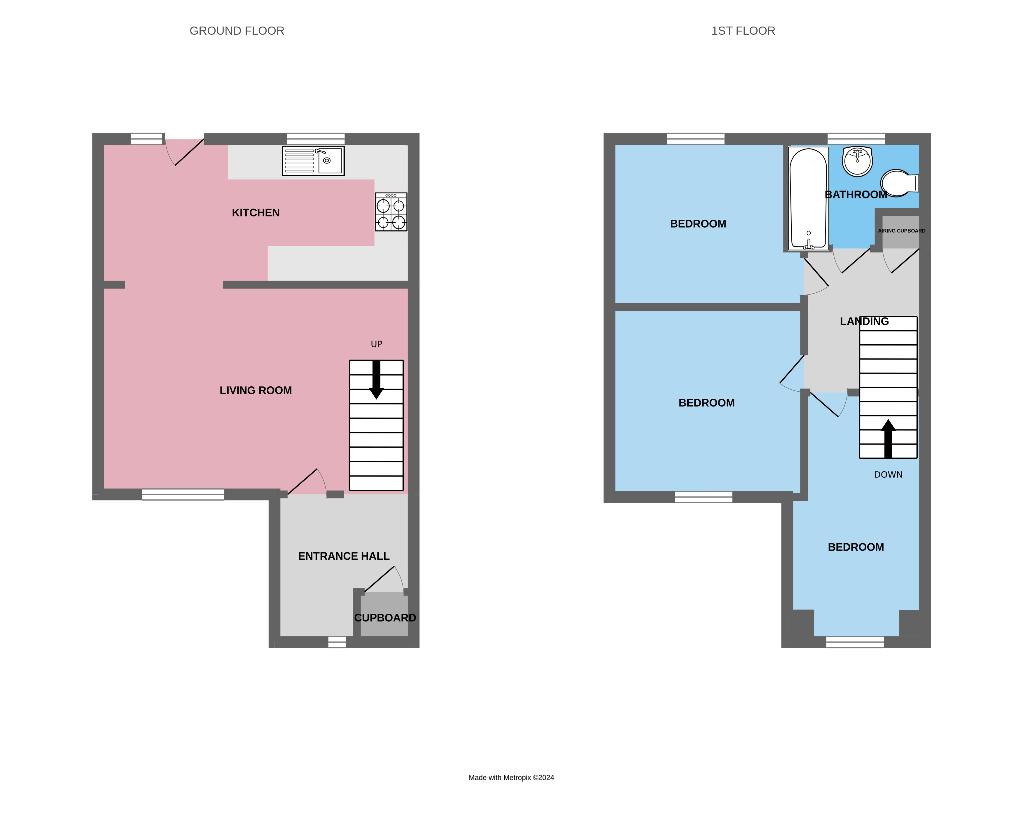 3 bedroom property for sale - floorplan