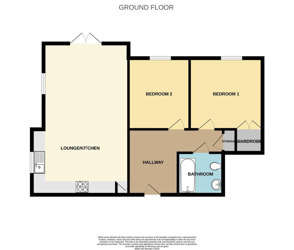 2 bedroom flat for sale - floorplan