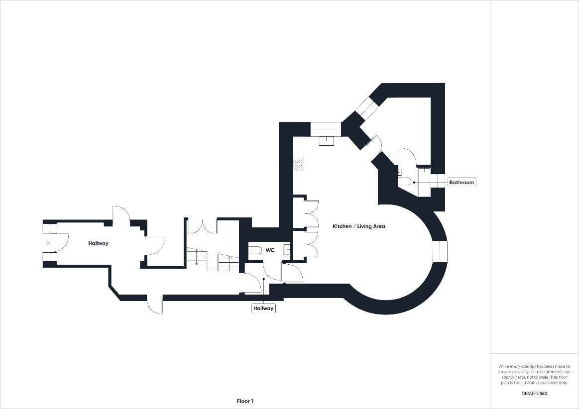 1 bedroom flat for sale - floorplan