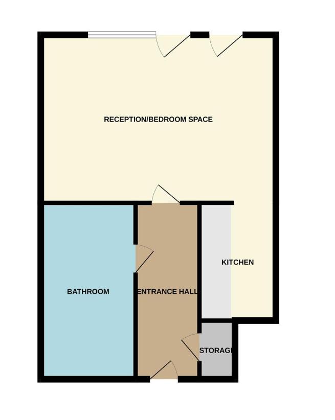 1 bedroom flat for sale - floorplan