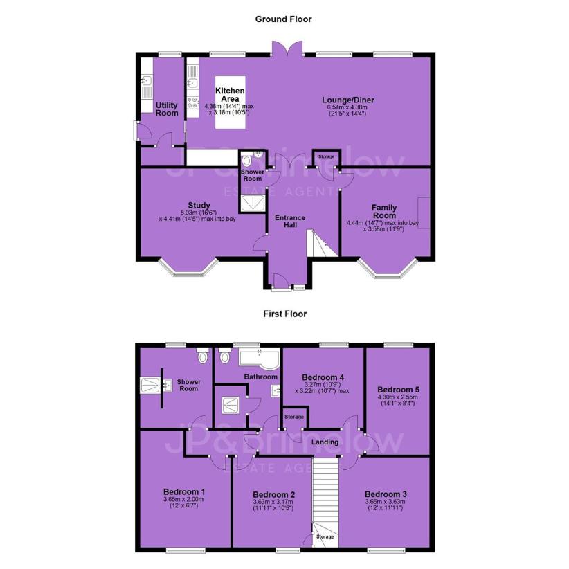 5 bedroom detached house for sale - floorplan