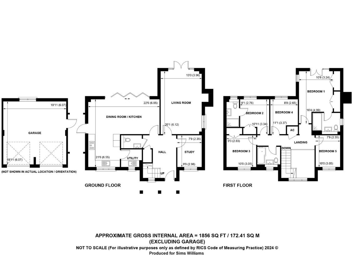 5 bedroom detached house for sale - floorplan