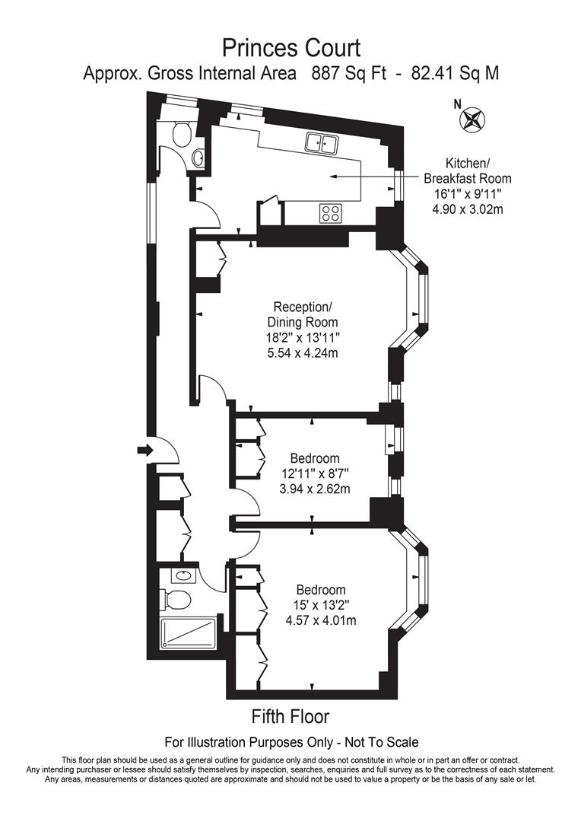 2 bedroom flat for sale - floorplan