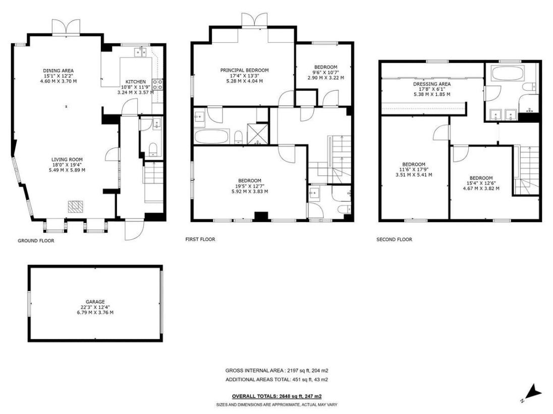 5 bedroom property for sale - floorplan