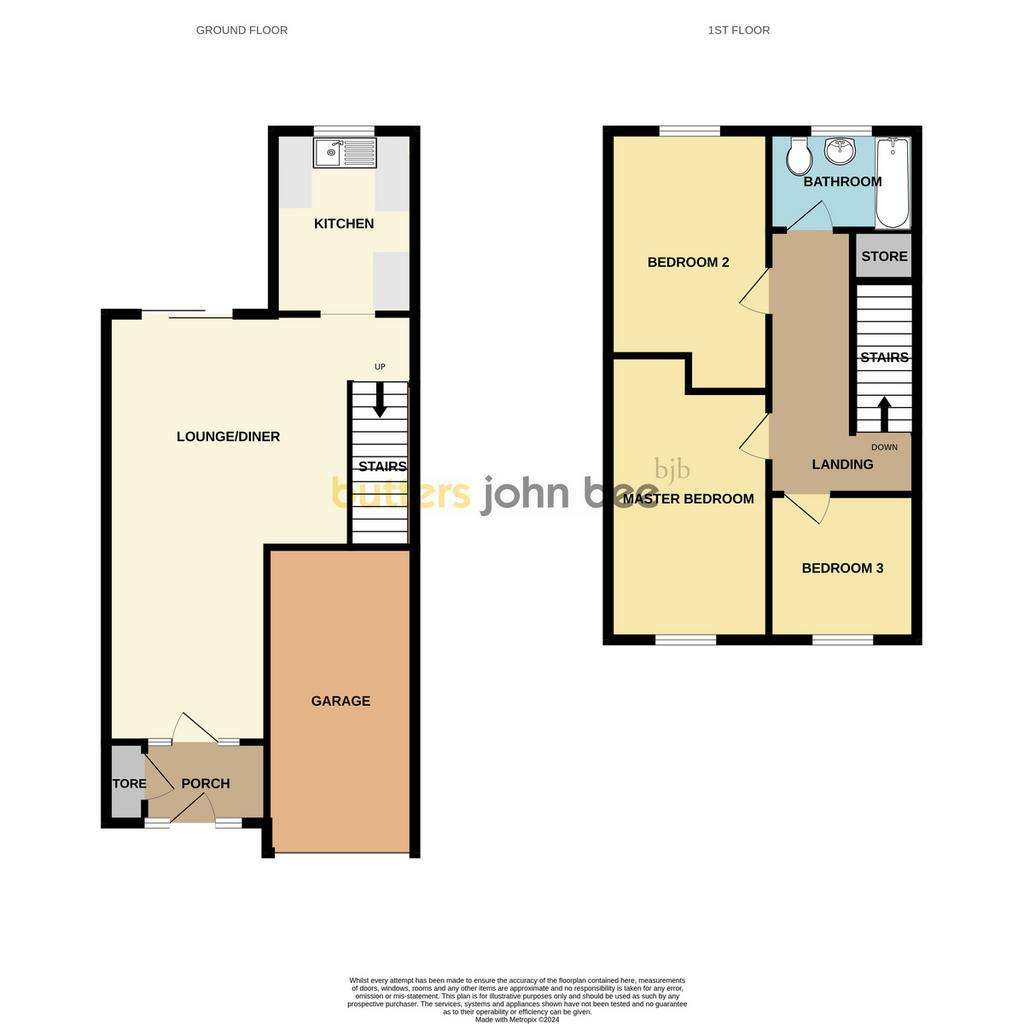 3 bedroom link-detached house for sale - floorplan