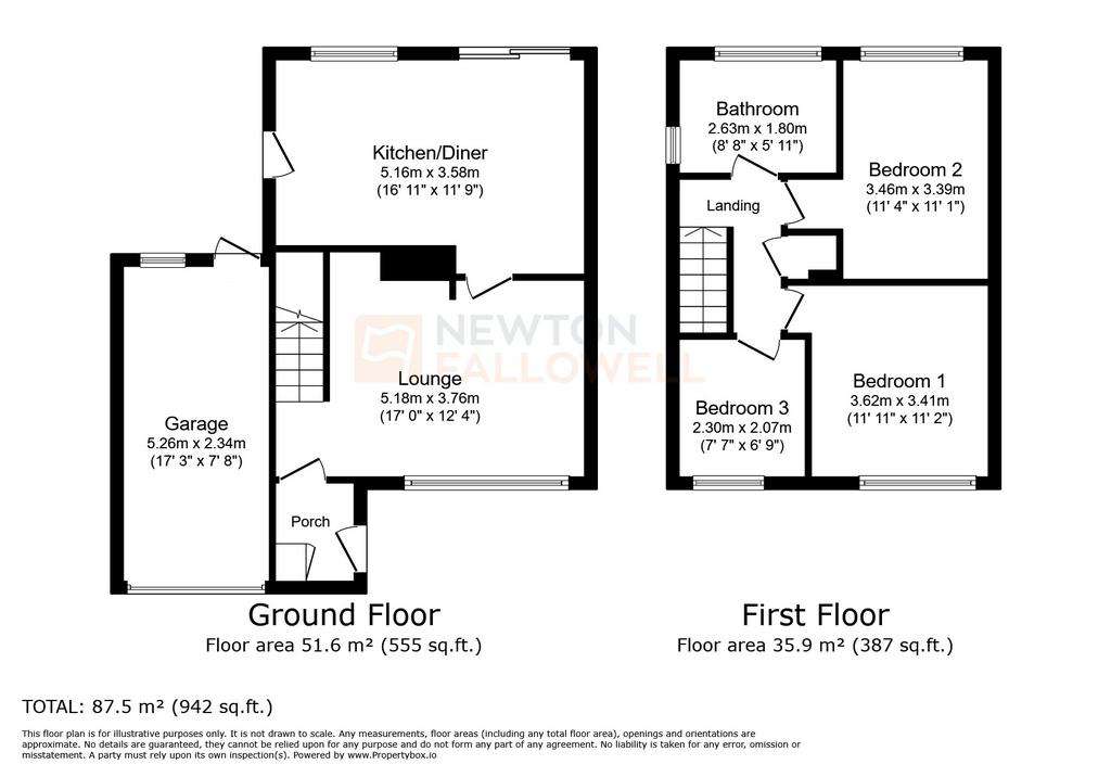 3 bedroom detached house for sale - floorplan