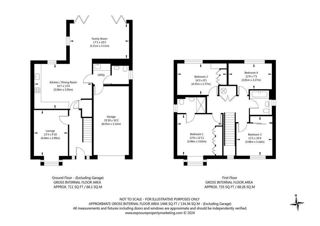 4 bedroom detached house for sale - floorplan