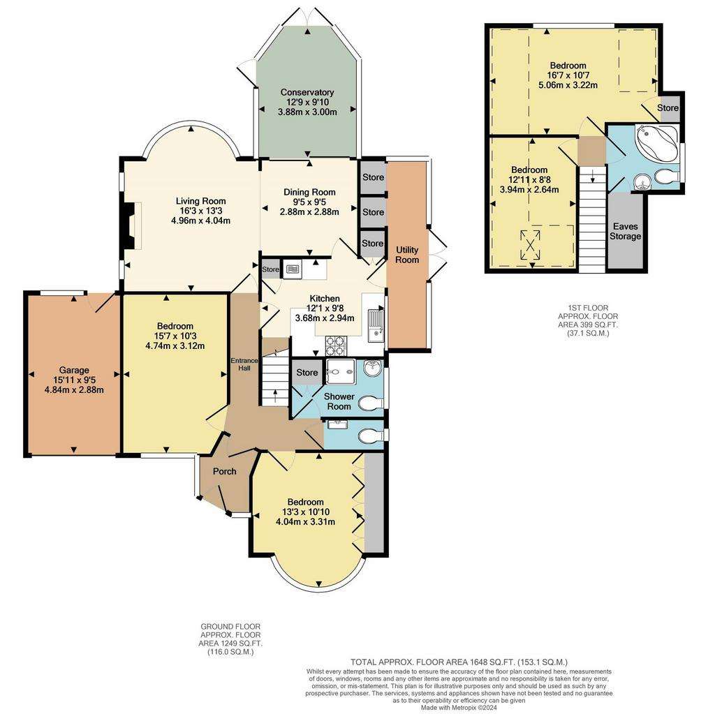 4 bedroom chalet for sale - floorplan