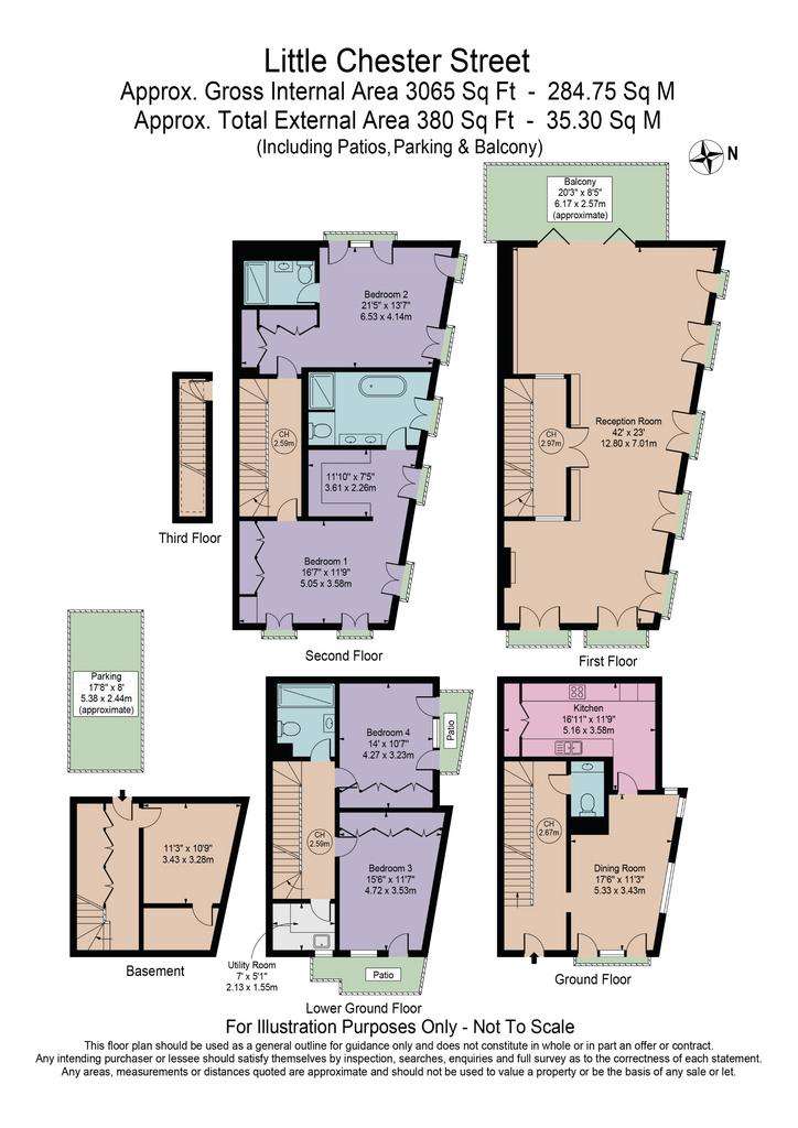 4 bedroom house to rent - floorplan