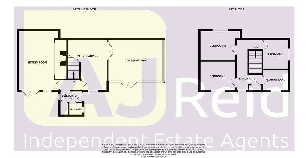 3 bedroom cottage for sale - floorplan